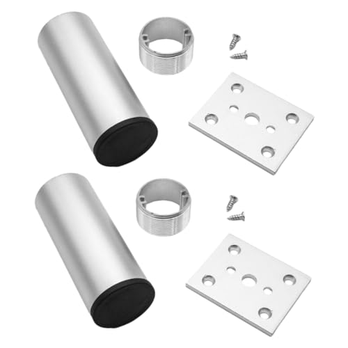 Tofficu 2 Stücke Verstellbare Möbelbeine Aluminiumlegierung Hochleistungs Metallfüße für Schränke und Möbel Nivellierfüße Design für Küche und Bad Tofficu 2 Stücke Verstellbare Möbelbeine Aluminiumlegierung Hochleistungs Metallfüße für Schränke und Möbel Nivellierfüße Design für Küche und Bad von Tofficu