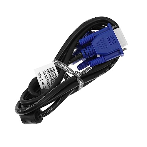 Tofficu 2 Stück Vga Datenkabel Langlebig Verschleißfest für Computer Laptop Hochwertiges Vga Monitor Kabel mit Pe Außenhülle für Signalübertragung von Tofficu