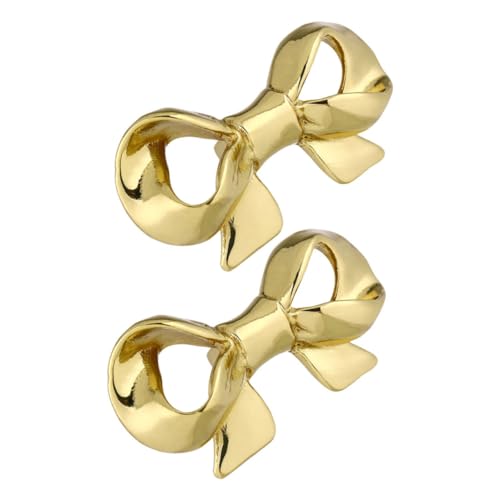 Tofficu 2 Stück Vintage Goldfarbene Messing schleifenknöpfe Dekorative Kommodengriffe Langlebige Messinggriffe für Schränke und Kleiderschränke Einfache Montage Tofficu 2 Stück Vintage Goldfarbene Messing schleifenknöpfe Dekorative Kommodengriffe Langlebige Messinggriffe für Schränke und Kleiderschränke Einfache Montage von Tofficu