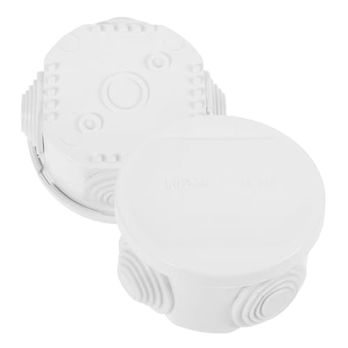 Tofficu 2 Stück Wasserdichte Abzweigdose Abs Elektrische Verteilerdose Outdoor Gehäuse Kabelverbinder Schutzbox Langlebig Sicher Einfache Installation von Tofficu
