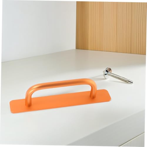 Tofficu 2 Stücke Selbstklebende Aluminium Türgriffe Robust Geräuscharm für Schiebetüren Fenster Schränke Modern Vielseitig Einsetzbar Goldfarbig ohne Bohrung von Tofficu