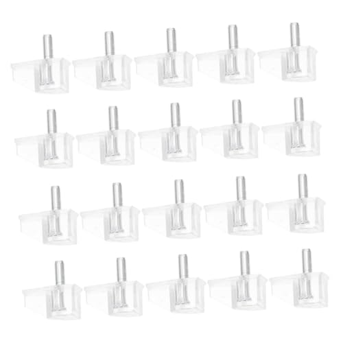 Tofficu 20 Stck Transparente Regalbodenträger Stabile Einlegeboden Halter für Küchen Bücherregale Langlebige Kunststoff Metall halterungen Einfache Montage Regalstützen Tofficu 20 Stck Transparente Regalbodenträger Stabile Einlegeboden Halter für Küchen Bücherregale Langlebige Kunststoff Metall halterungen Einfache Montage Regalstützen von Tofficu