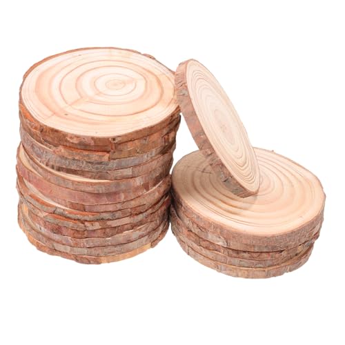 Tofficu 20 Stück Runde Holzscheiben mit Natürlicher Rinde Vorgeschliffen Glatt für DIY Bastelprojekte Malerei Gravur Rustikale Hochzeitsdeko Tischmittelstücke Kreative Holzringe Tofficu 20 Stück Runde Holzscheiben mit Natürlicher Rinde Vorgeschliffen Glatt für DIY Bastelprojekte Malerei Gravur Rustikale Hochzeitsdeko Tischmittelstücke Kreative Holzringe von Tofficu
