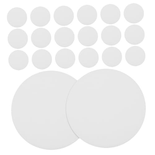 Tofficu 20 Stück Teiliges LED Einbauleuchten Diffusor aus Robustem PC material Runde Lichtdiffusionsplatten für Deckenstrahler Blendfreie Abdeckung Kompatibel mit Downlights Staubdicht von Tofficu