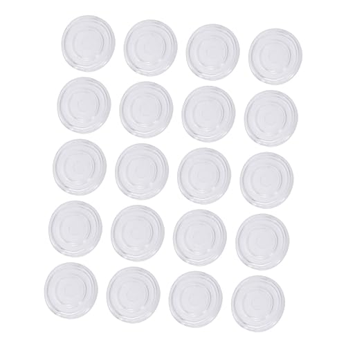 Tofficu 20 Stück Transparente Anti Fuß Pads 1,8 Stück 0,2cm Selbstklebende Gummifüße Für Möbel Bodenschutz Für Tische Und Stühle Geräuscharme Matten rutschfest Und Bruchsicher von Tofficu