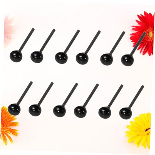 Tofficu 200 Paare DIY Tieraugen Schwarz Glas Puppenaugen für Bastelprojekte Plüschtiere Scrapbooking Handarbeit Sicher und Langlebig Tofficu 200 Paare DIY Tieraugen Schwarz Glas Puppenaugen für Bastelprojekte Plüschtiere Scrapbooking Handarbeit Sicher und Langlebig von Tofficu