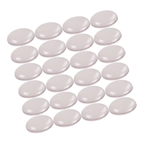 Tofficu 24 Stück Teiliges Rund Selbstklebend rutschfeste Schutzpads für Stuhlbeine Bodenschonende Filzgleiter Kratzfest Geräuschdämpfend Geeignet für Verschiedene Möbelbeine von Tofficu