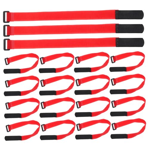 Tofficu 24 Stück Verstellbare Kabelbinder mit Klettband Wiederverwendbare Kabelmanagement-straps aus Robustem Nylon Temperaturbeständig Flexibel und Strapazierfähig für Innen Außenbereich Tofficu 24 Stück Verstellbare Kabelbinder mit Klettband Wiederverwendbare Kabelmanagement-straps aus Robustem Nylon Temperaturbeständig Flexibel und Strapazierfähig für Innen Außenbereich von Tofficu