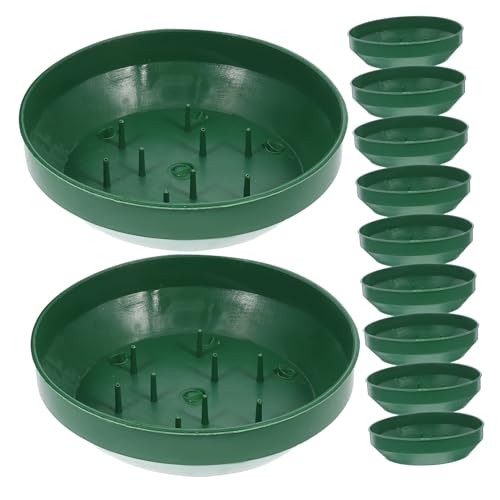 Tofficu 25 Stück Tafelaufsatz Dekorationsschale Blumenarrangement Zubehör Rund Kunststoff Blumentablett Floristen Blumenarrangement Schale Tafelaufsatz Blumen von Tofficu