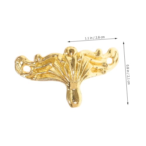 Tofficu 25 Stück Teiliges Schmuckbox Metallfüße in Gold mit Schrauben Dekorative Schutzbeine für Holzschatullen Schmuckkästchen Geschenkboxen Einfache Montage Robust und Vielseitig Tofficu 25 Stück Teiliges Schmuckbox Metallfüße in Gold mit Schrauben Dekorative Schutzbeine für Holzschatullen Schmuckkästchen Geschenkboxen Einfache Montage Robust und Vielseitig von Tofficu
