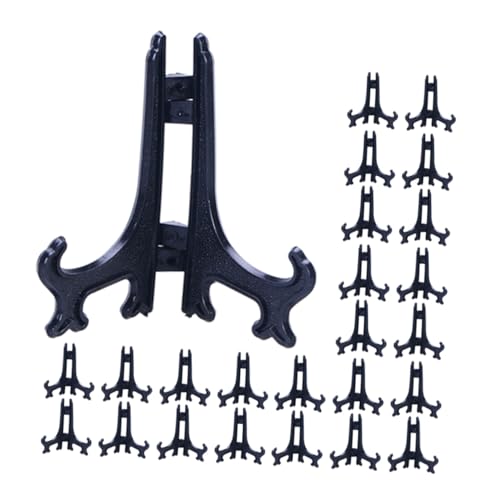 Tofficu 25 Stück Teiliges Schwarzes Display-ständer Kunststoff Stabiler Universalhalter für Bilderrahmen Teller Modelle Leichter und Tragbarer Präsentationsständer für Tischdekoration Tofficu 25 Stück Teiliges Schwarzes Display-ständer Kunststoff Stabiler Universalhalter für Bilderrahmen Teller Modelle Leichter und Tragbarer Präsentationsständer für Tischdekoration von Tofficu