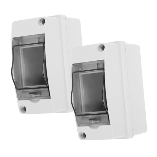 Tofficu 2Stücke Wetterfeste Verteilerdose für Innen und Außenbereich Robuste Stromverteilungsbox mit Fenster für Sichere Installation von Geräten Tofficu 2Stücke Wetterfeste Verteilerdose für Innen und Außenbereich Robuste Stromverteilungsbox mit Fenster für Sichere Installation von Geräten von Tofficu