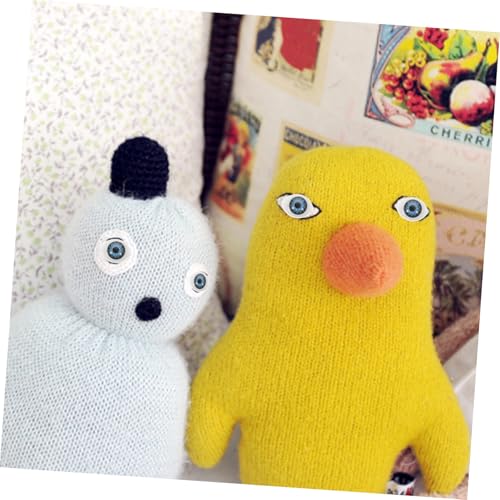 Tofficu 2er Pack DIY Puppenaugen Kunststoff und Glas Oval Augen Langlebig für Handarbeit Plüschtiere Bastelprojekte Schul Heimdekoration Farben Gemischt von Tofficu