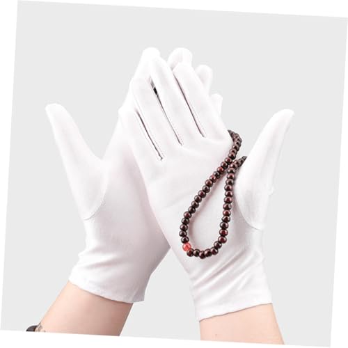 Tofficu 3 Paare Weiße Elastische Spandex Schmuck inspektionshandschuhe Dünne Etikette handschuhe für Schmuckprüfung Flexibler Schutz für Juwelier Staubfreie Handhabung Hohe Tofficu 3 Paare Weiße Elastische Spandex Schmuck inspektionshandschuhe Dünne Etikette handschuhe für Schmuckprüfung Flexibler Schutz für Juwelier Staubfreie Handhabung Hohe von Tofficu