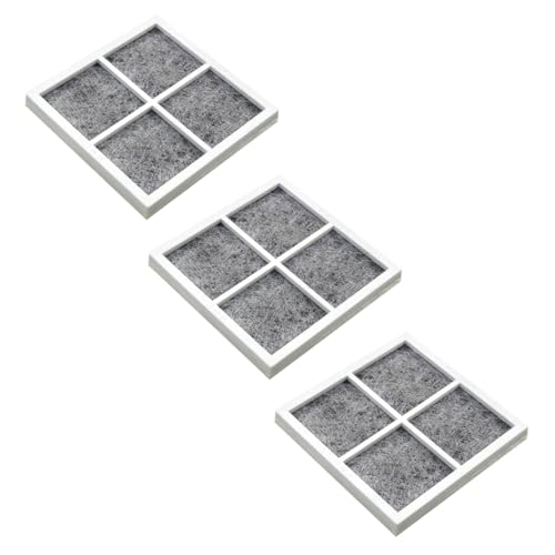 Tofficu 3 Stück Aktivkohlefilter Kühlschrank Kompatibel Serie Teiliges Luftreinigung Deodorierung Geruchsentfernung Einfache Installation von Tofficu