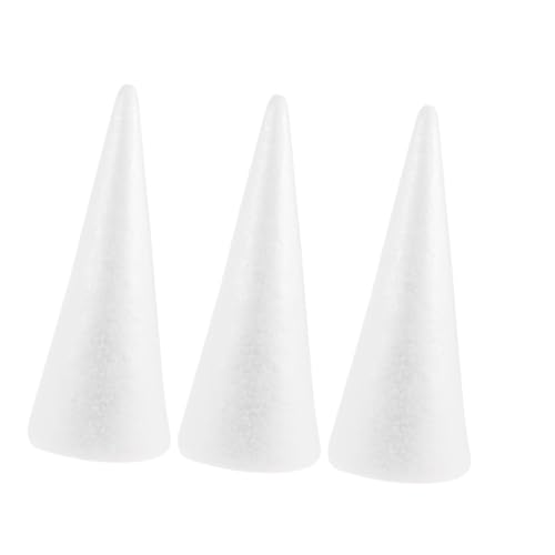 Tofficu 3 Stück DIY Bastelbedarf für Schaumstoffkegel für Kreative Projekte Weihnachtsbaum Dekorationen und Schulprojekte Tofficu 3 Stück DIY Bastelbedarf für Schaumstoffkegel für Kreative Projekte Weihnachtsbaum Dekorationen und Schulprojekte von Tofficu