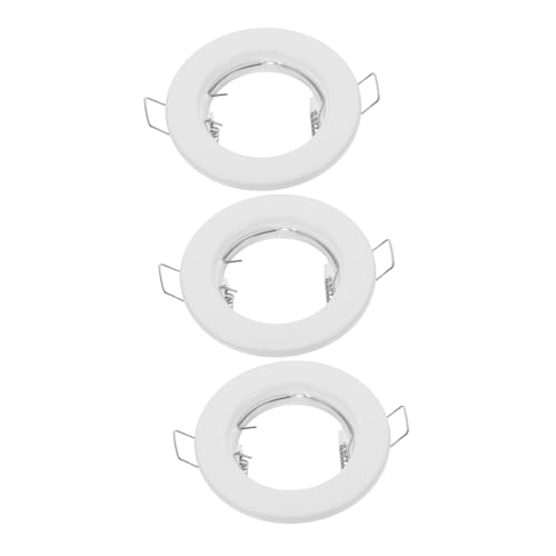Tofficu 3 Stück Einbaustrahler für Robuste Weiße Lichtmontageclips Einfache Installation für Deckenleuchten Stilvolles Design Hochwertige Eisenkonstruktion Tofficu 3 Stück Einbaustrahler für Robuste Weiße Lichtmontageclips Einfache Installation für Deckenleuchten Stilvolles Design Hochwertige Eisenkonstruktion von Tofficu