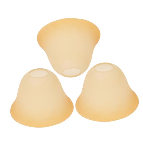 Tofficu 3 Stück Glas Lampenschirme Retro Stil Vintage Lampenschirm Deckenleuchte Abdeckung für Wohnzimmer Schlafzimmer Einfache Montage Langlebig und Dekorativ von Tofficu