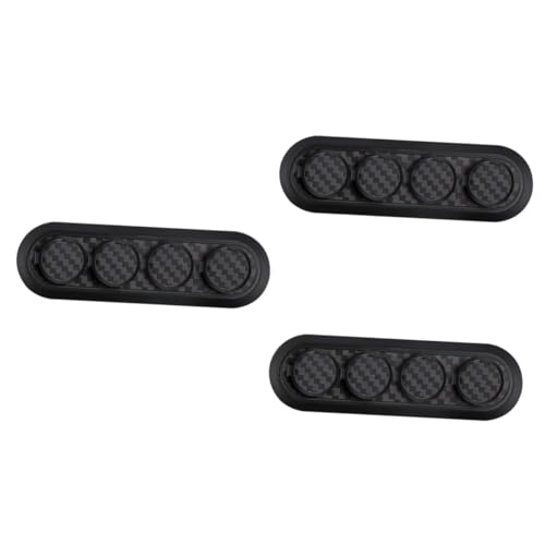 Tofficu 3 Stück Kohlenstofffaser Magnet Kabel Organizer Clip Kabelmanagement Halter für USB Kabel Selbstklebend und Vielseitig Einsetzbar für Büro Zuhause und Auto von Tofficu