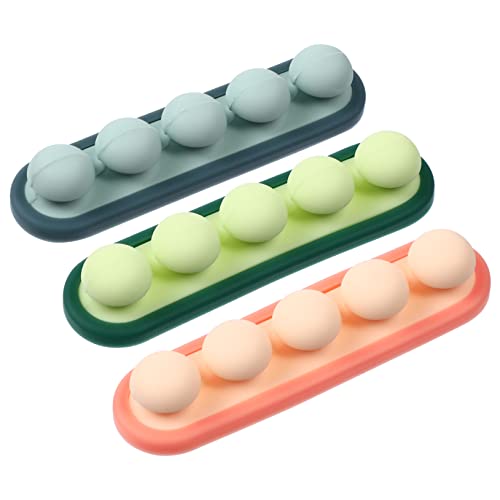 Tofficu 3 Stück Selbstklebende Kabelclips Erbsenform Kabelorganizer für Tisch und Auto für USB Kabel Fester Halt Stoß Farbvarianten Blau Grün Tofficu 3 Stück Selbstklebende Kabelclips Erbsenform Kabelorganizer für Tisch und Auto für USB Kabel Fester Halt Stoß Farbvarianten Blau Grün von Tofficu