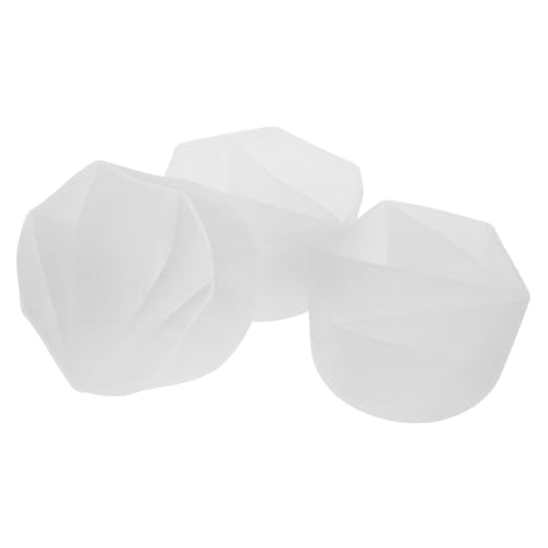 Tofficu 3 Stück Silikon Split Cups für Paint Pouring Wiederverwendbare Flexible Trennbecher mit Integriertem Divider für Präzises Farbmanagement bei Fluid Art und Resin-projekten von Tofficu