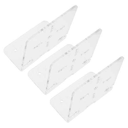 Tofficu 3 Stück Teiliges Acryl Wandregal Schwebende Kleine Wandhalterung für Überwachungskameras Lautsprecher und Babyphone Stabiles Modernes Design für Innenbereich Einfache Montage von Tofficu