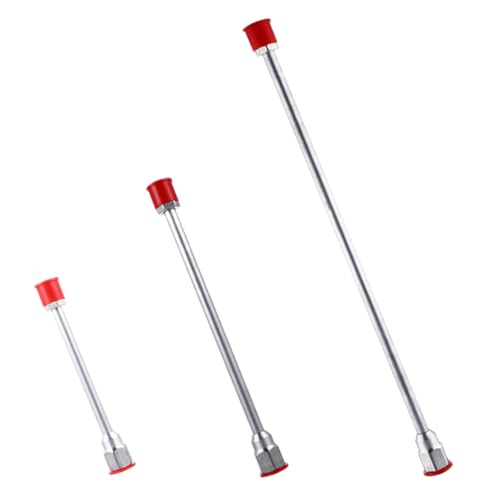 Tofficu 3 Stück Teiliges Airless Lackierpistolen Verlängerungsstangen aus Aluminiumlegierung Leicht Robust für Hohe und Schwer Erreichbare Flächen Malerwerkzeug von Tofficu