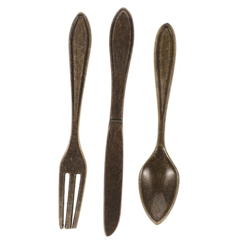 Tofficu 3 Stück Teiliges Küchen Möbelgriff mit Messer gabel löffel Design Langlebiger Schrankgriff aus Gebürstetem Moderner Türgriff für Schränke und Kleiderschränke Tofficu 3 Stück Teiliges Küchen Möbelgriff mit Messer gabel löffel Design Langlebiger Schrankgriff aus Gebürstetem Moderner Türgriff für Schränke und Kleiderschränke von Tofficu