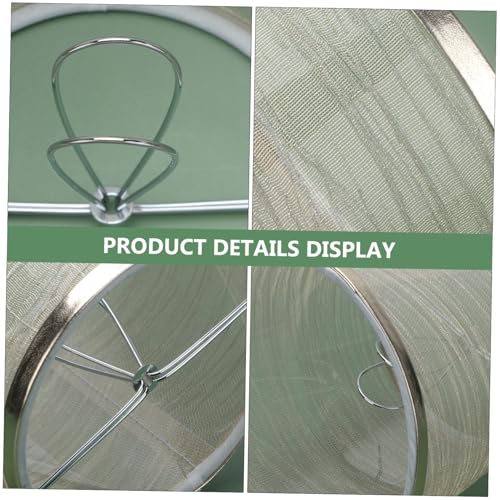 Tofficu 3 Stück Teiliges Transparenter Stoff lampenschirme mit Feinem Gewebe Goldfarbene Deckenlampenabdeckung Design Schutz für Wohnzimmer und Schlafzimmer Warmes Diffuses Licht Tofficu 3 Stück Teiliges Transparenter Stoff lampenschirme mit Feinem Gewebe Goldfarbene Deckenlampenabdeckung Design Schutz für Wohnzimmer und Schlafzimmer Warmes Diffuses Licht von Tofficu