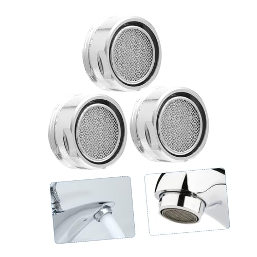 Tofficu 3 Stück Teiliges Wasserhahn Strahlregler mit Außengewinde Langlebiger Kupfergehäuse aerator mit Edelstahl innenfilter Geräuschreduzierend Wassersparend Einfach zu Montieren für Tofficu 3 Stück Teiliges Wasserhahn Strahlregler mit Außengewinde Langlebiger Kupfergehäuse aerator mit Edelstahl innenfilter Geräuschreduzierend Wassersparend Einfach zu Montieren für von Tofficu