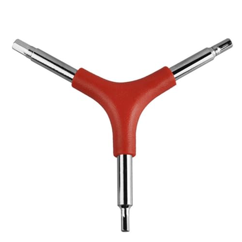 Tofficu 3 Stück Teiliges Y förmiges Innensechskant werkzeugset aus Robustem Stahl Fahrradreparatur Schlüsselbund mit Praktischen Schraubenschlüsseln Langlebiges Rotes Imbusschlüssel set Tofficu 3 Stück Teiliges Y förmiges Innensechskant werkzeugset aus Robustem Stahl Fahrradreparatur Schlüsselbund mit Praktischen Schraubenschlüsseln Langlebiges Rotes Imbusschlüssel set von Tofficu