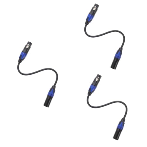 Tofficu 3 Stück Xlr Mikrofonkabel Audio Adapter für Mikrofone für Live Übertragungen Video Blogger Langlebig Einfach zu Verbinden Tofficu 3 Stück Xlr Mikrofonkabel Audio Adapter für Mikrofone für Live Übertragungen Video Blogger Langlebig Einfach zu Verbinden von Tofficu