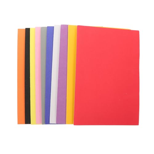 Tofficu 30 Blatt Selbstklebende EVA Schaumstoffplatten für DIY Kreativität Bunte Moosgummi Leicht Zuschneidbar für Handarbeit Schul Freizeitgestaltung von Tofficu