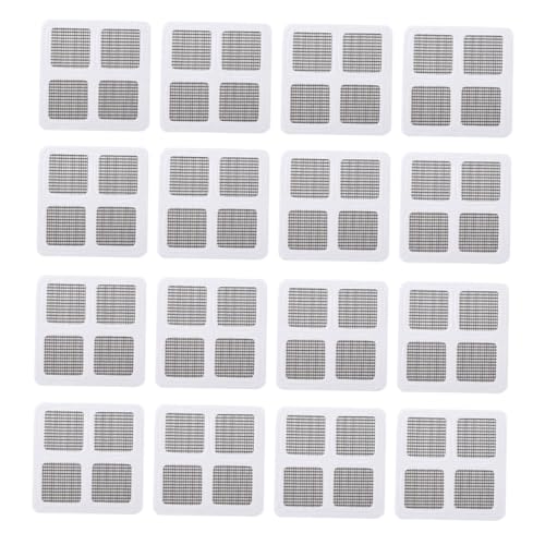 Tofficu 30 Blatt Selbstklebende Fliegengitter Reparatur Patches Wasserdichtes Fiberglas Mesh Stark Haftendes Fenster Reparaturset für Insektenschutz Tür und Fenster Langlebig und Einfach von Tofficu
