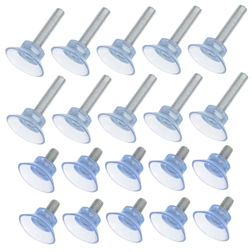 Tofficu 32 Stück Teiliges Möbel fußset mit Verstellbaren PVC saugfüßen Möbel nivellierern für Fliesen Teppichböden Geräuschreduzierend Hohe Tragfähigkeit Geeignet für Wohn Büro von Tofficu