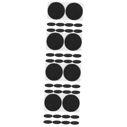 Tofficu 4 Sätze Billardtisch Fußmatten Schwarzes Abdeckpolster Boden Snooker Pool Unterlegscheiben Kleine Beingröße Billard Nivellier Unterlegscheibenkissen Großer 10 Stück * 4 von Tofficu