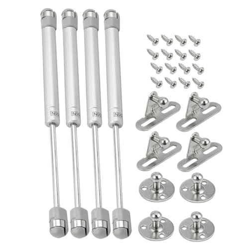 Tofficu 4 Sätze Teiliges Hydraulische Gasdruckfedern Scharniere für Klappschranktüren Langlebig Sanfte Hubstütze Platzsparend Zuverlässige Gasdruckfeder für Möbel und Schmuckkästen von Tofficu