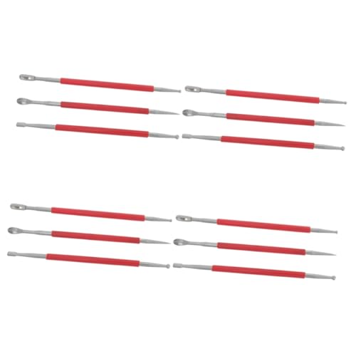 Tofficu 4 Sätze Teiliges Modellierwerkzeug Set Tonbearbeitung Sculpting Tools Für Bastelprojekte Leicht Und Langlebig Für DIY Und Töpferarbeiten Hobbyisten Und Profis 3 Stücke * 4 von Tofficu