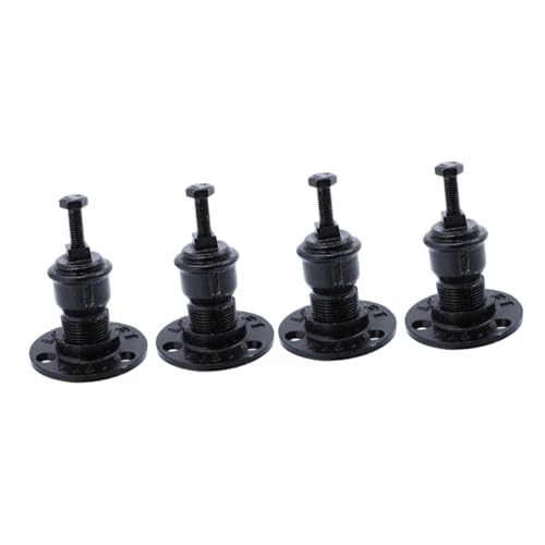Tofficu 4 Stck Handlaufhalter Teiliges Robuste Wandbefestigung für Treppengeländer Innen Langlebige Handlaufstütze Einfache Installation Stabiler Handlaufträger für Sichere von Tofficu