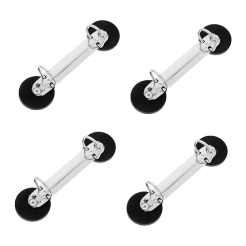 Tofficu 4 Stück Binder Magnetischer Zeitschriftenhalter Magnetischer Aktenordnerhalter Magnetischer Buchhalter Magnetringe Magnetringe Verschlüsse Für Aktenordner Bindekämme von Tofficu