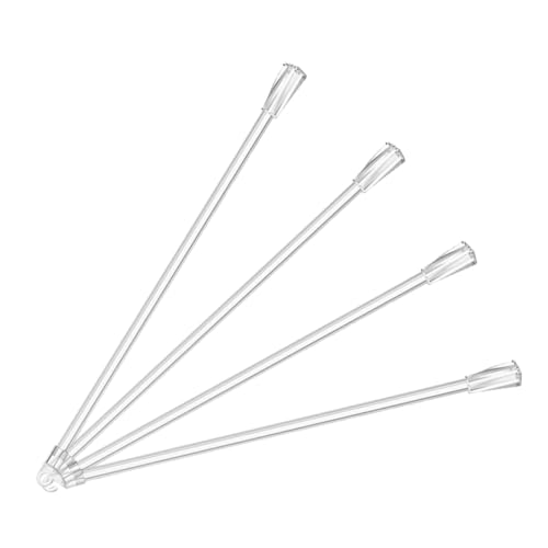 Tofficu 4 Stück Blind Wand Ersatz mit Haken Transparente Blindöffner für Horizontale Fenster Jalousie Zubehör Robuste und Langlebige Teile für Vorhänge von Tofficu