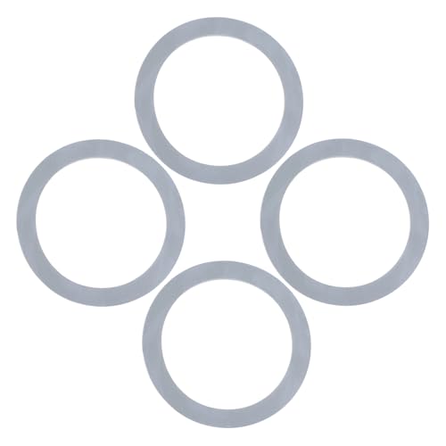 Tofficu 4 Stück Dichtungsringe für Mixer Robuste Gummi Ersatzdichtungen für Juicer und Blender aus Langlebigem Material Geräuschreduzierend und Auslaufsicher Tofficu 4 Stück Dichtungsringe für Mixer Robuste Gummi Ersatzdichtungen für Juicer und Blender aus Langlebigem Material Geräuschreduzierend und Auslaufsicher von Tofficu