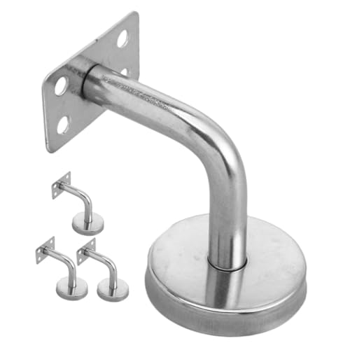 Tofficu 4 Stück Edelstahl Handlaufhalter Teiliges Robuste Treppenhalterung für Innen und Außen Stabile Handlaufstütze mit Modernem Design Langlebige Halterung für Treppengeländer Tofficu 4 Stück Edelstahl Handlaufhalter Teiliges Robuste Treppenhalterung für Innen und Außen Stabile Handlaufstütze mit Modernem Design Langlebige Halterung für Treppengeländer von Tofficu