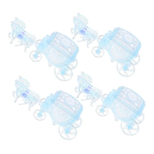 Tofficu 4 Stück Europäische Kutschen Süßigkeitenbox Teilig Transparente Blaue Geschenkverpackung Stabile Candy Container für Hochzeit Party und Geburtstagsfeier Dekorative Bonboniere Tofficu 4 Stück Europäische Kutschen Süßigkeitenbox Teilig Transparente Blaue Geschenkverpackung Stabile Candy Container für Hochzeit Party und Geburtstagsfeier Dekorative Bonboniere von Tofficu