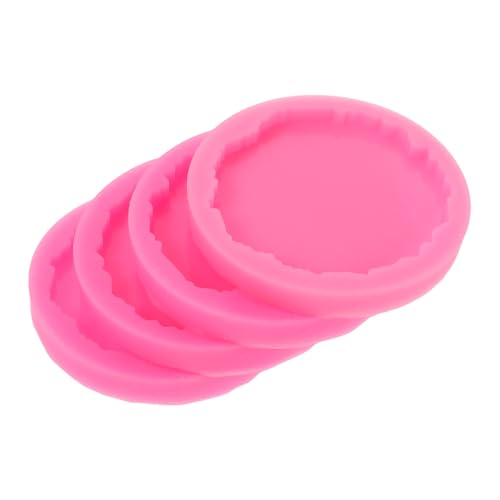 Tofficu 4 Stück Irreguläre Runde Silikonform für Epoxidharz untersetzer DIY Schmuckschale Wohnkultur Vielseitig für Teestunden und Schutz von Möbeloberflächen Tofficu 4 Stück Irreguläre Runde Silikonform für Epoxidharz untersetzer DIY Schmuckschale Wohnkultur Vielseitig für Teestunden und Schutz von Möbeloberflächen von Tofficu