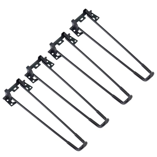 Tofficu 4 Stück Klapptischbeine Klappbares Schreibtischbein Klappbare Tischbeine Ersatz Klappmöbelbeine DIY Möbelbeine Industrie Tischbeine Klappbares Schreibtischbein DIY von Tofficu