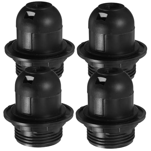 Tofficu 4 Stück Lampenfassung Lampenhalterung Rostschutz DIY Lampenzubehör für Decken und Hängelampen für Lampenstecker und Retro Lichtinstallation von Tofficu