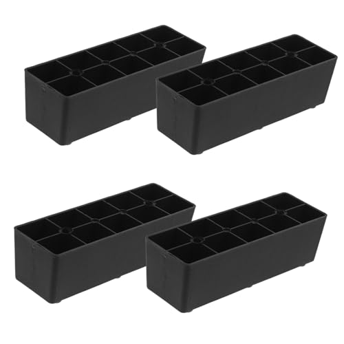 Tofficu 4 Stück Plastische Möbelbeine Höhenerhöhung für Sofa und Stühle rutschfest Installieren Langlebig und Stabil für Möbelanpassungen Tofficu 4 Stück Plastische Möbelbeine Höhenerhöhung für Sofa und Stühle rutschfest Installieren Langlebig und Stabil für Möbelanpassungen von Tofficu