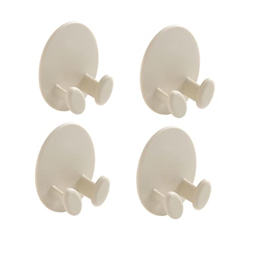 Tofficu 4 Stück Selbstklebende Kabelhaken Ovaler Stecker Organizer Multifunktionale Halterung für Kabel Schlüssel und Handtücher Apricot Tofficu 4 Stück Selbstklebende Kabelhaken Ovaler Stecker Organizer Multifunktionale Halterung für Kabel Schlüssel und Handtücher Apricot von Tofficu