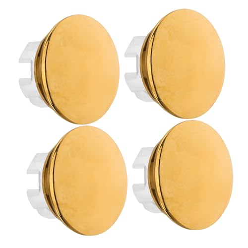 Tofficu 4 Stück Spülbeckenlochkappe Badezimmer Spülbecken Überlauf Spülbeckenlochabdeckung Küchenspüle Überlauf Küchen Überlaufring Überlauflochabdeckung Waschtisch Spülbecken von Tofficu